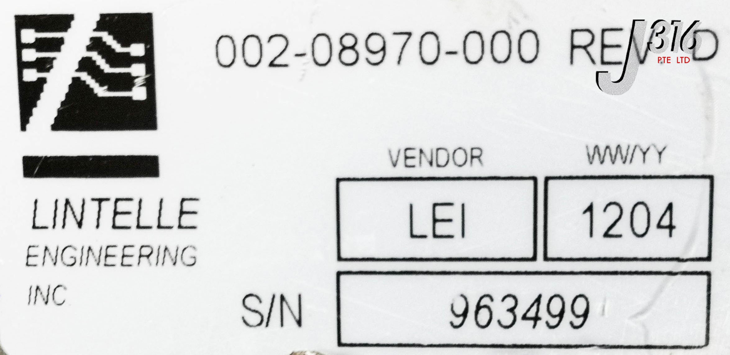 15268 LINTELLE ENGINEERING PECVD DATABOX, PCB 008-08863-000 002